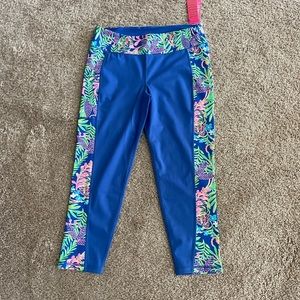 Lilly Pulitzer NWT LUXLETIC pants Weekender Mid Rise “How You Like Me Prowl”